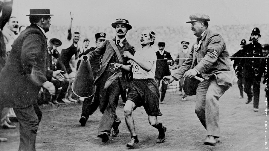 Марафонец Дорандо Пьетри